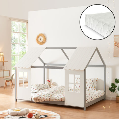 Lettino Neonato Letto Per Cameretta Hesel A Forma Di Casetta In