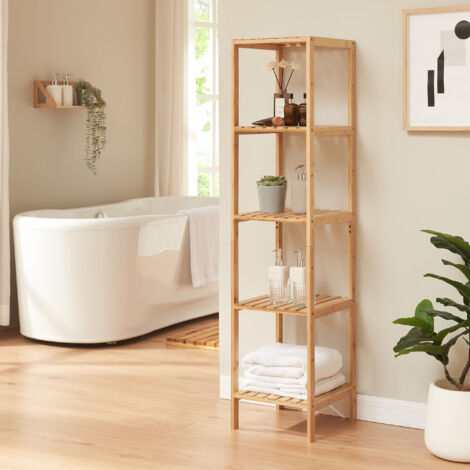 Scaffale da Bagno DKD Home Decor Naturale Bambù (38,5 x 39,5 x 86,5 cm