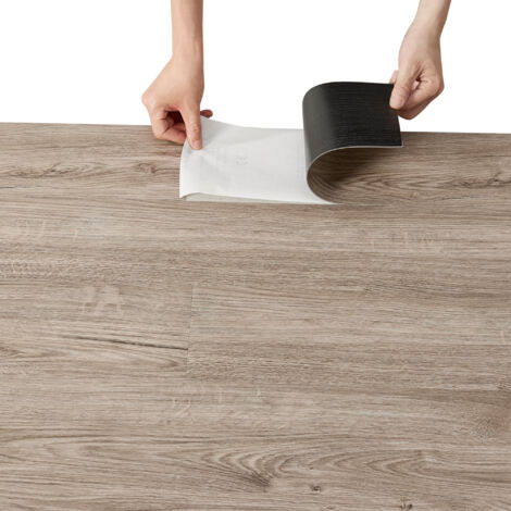 Pavimento Autoadesivo In PVC Effetto Quercia Italiana - 42 Listoni Per 5,85 M&sup2;