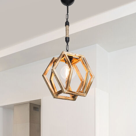 lux.pro Lampada a Sospensione con 2 Paralumi Cilindrici Lampada
