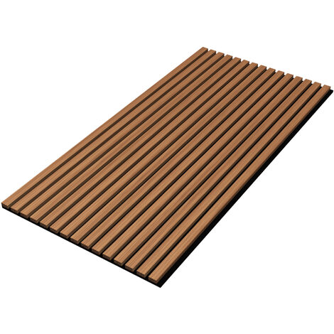 Set Vang di 4 Pannelli Fonoassorbenti Decorativi - Teak NEU.HOLZ