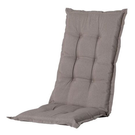 Coussin pour chaise haute PANAMA 105 x 50 cm - MADISON Série Classique - Taupe