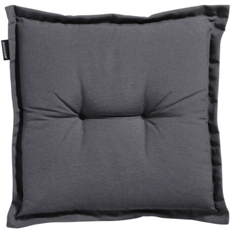 Coussin d'assise PANAMA 50 x 50 cm - MADISON Série Classique - Gris