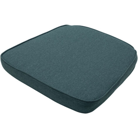 Coussin Canvas Eco + 48 x 48 cm - MADISON Série Wicker - Bleu
