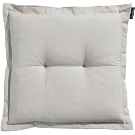 Coussin d'assise PANAMA 50 x 50 cm - MADISON Série Classique - Blanc