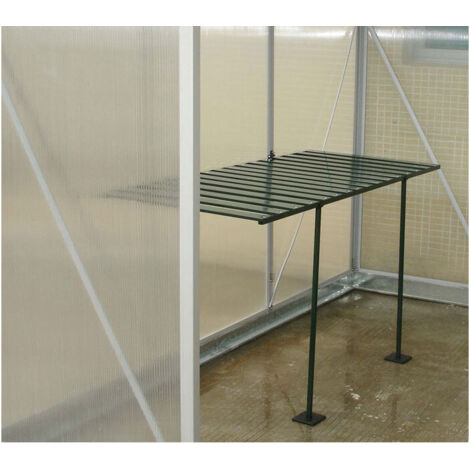 Table simple murale 120x52.2x79 gris laqué (1/2)