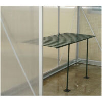 Table simple murale 120x52.2x79 gris laqué