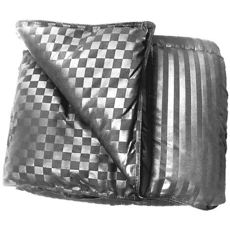 Couette Douce Nuit 240X260cm  Toute saison  Nomade & Compacte  250g/m2  Gris  Toucher satine  Soyeuse 