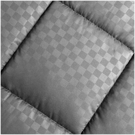 Couette Douce Nuit 240X260cm  Toute saison  Nomade & Compacte  250g/m2  Gris  Toucher satine  Soyeuse 