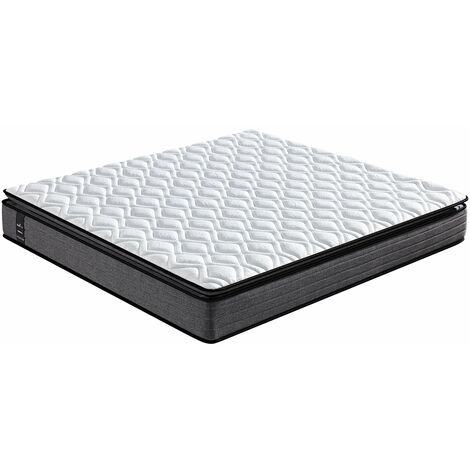Matelas Nirvana : Mousse à mémoire de forme, Latex et Ressorts ensachés - 26 cm - 140x190 cm (1/5)