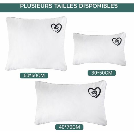 Oreiller Soft Memory : Mousse à mémoire de forme et microfibres - 40 x 70 cm
