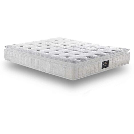 Sampur – Matelas Rubis 30 cm – Mousse à mémoire de forme, latex, ressorts ensachés – Soutien mi-ferme, accueil moelleux – 140x190 cm