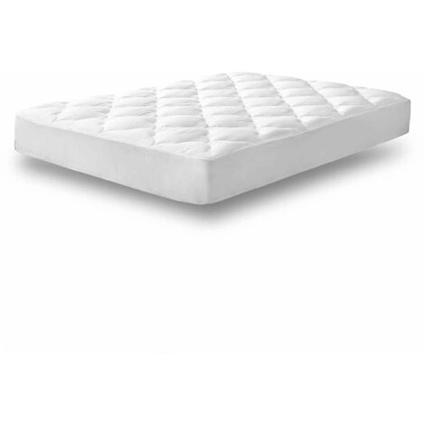 Sampur – Surmatelas 3D Luxe en microfibre 5 cm – Dimensions 180 x 200 cm – Traitement anti-acariens et anti-bactériens – Confort optimal