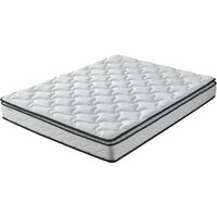 Matelas mémoire de forme 160x200 cm – Épaisseur 20 cm – Soutien mi-ferme – Mousse haute résilience 25 kg/m3 – Coutil 100% fibres naturelles – Sofareva