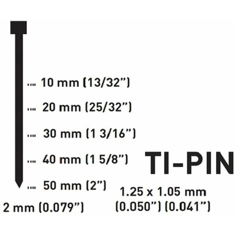 CLAVOS 0584/F20 - 1,25X20h mm TI-PI