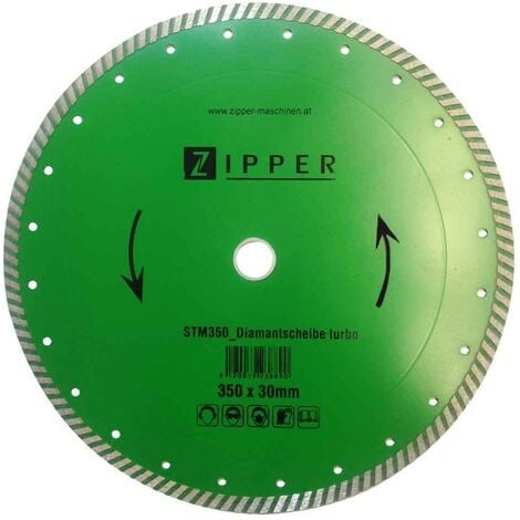 Disco de diamante para construccion por stm350 ZIPPER zi-stm350dst