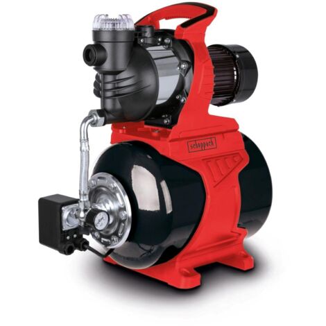 Bomba electrica de jardin 1300 W 6000 l/h tanque de 24 l Scheppach hww1400