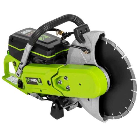 Cortadora de hormigon y asfalto a gasolina 2400w cortes 105mm Zipper zi-bts300t