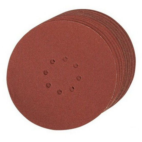 Kit 10 discos abrasivos 215 mm grano 150 para lijadoras murales Scheppach