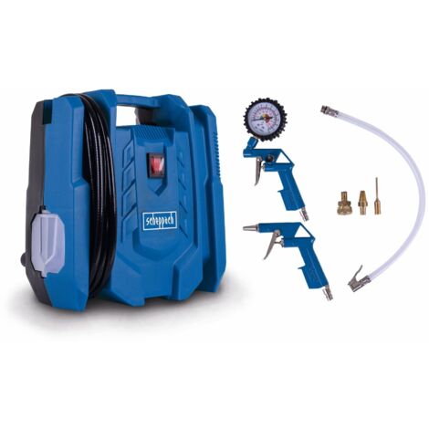 Compresor maletin portatil de aire comprimido electrico Scheppach airforce 7