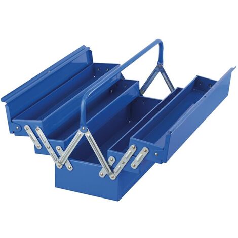 Caja de herramientas de acero de 5 compartimentos 550 mm Fervi 0323/55