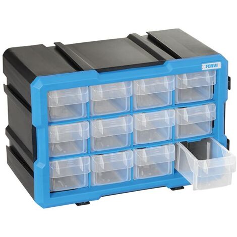 CAJONERA MODULAR CON CAJAS EXTRAÍBLES FERVI C086/12C (1/5)
