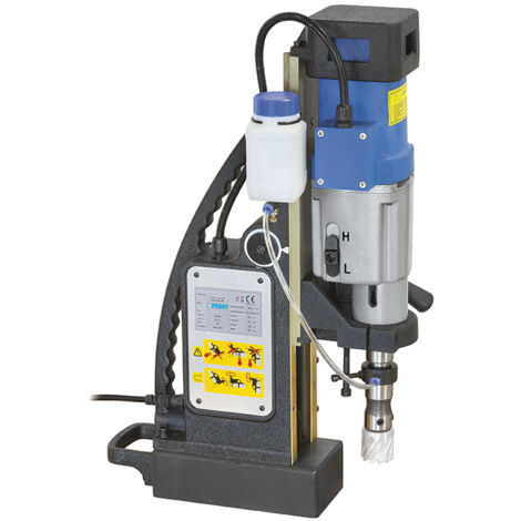 Taladro magnetico columna para perforacion de nucleos 1800w 230v Fervi 0518/80