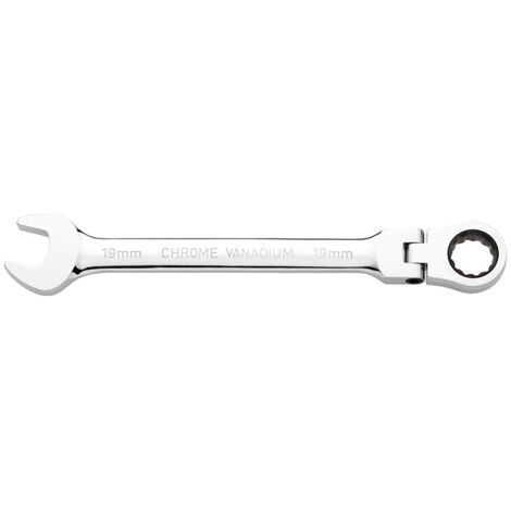 Llave combinada con cabezal de carraca giratorio de 11 mm Fervi 0690/11 (1/3)