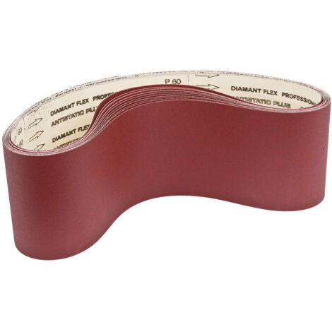 Juego de 10 bandas abrasivas de corindon 6800x150 gr 60/80/100/120