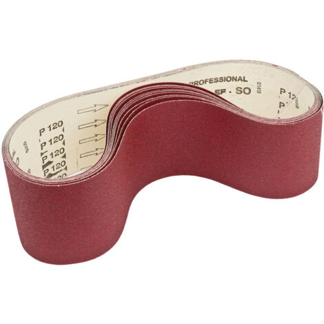 Juego de 10 bandas abrasivas de corindon 2000x150 gr 60/80/100/120