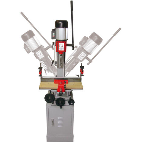 Mortajadora de madera inclinable con base Holzmann stm26s230v