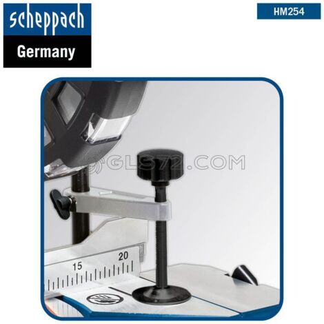 CORTE TRANSVERSAL SIERRA CIRCULAR 254MM 2000W SCHEPPACH HM254 + SOPORTE UMF1600