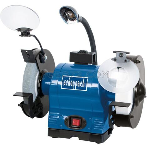 AMOLADORA ESMERILADORA DE BANCO PULIDORA 550W Ø 200mm SCHEPPACH BG200AL
