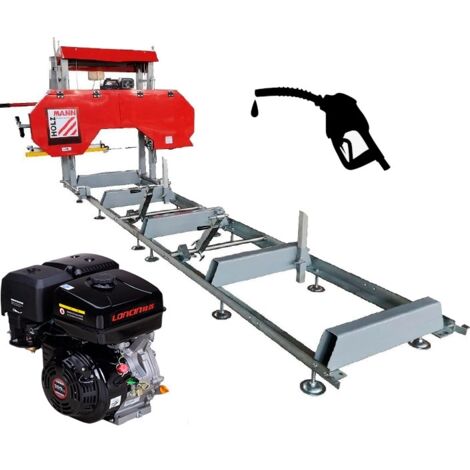 ASERRADERO HORIZONTAL A GASOLINA SIERRA CINTA 3658x25x0,9 HOLZMANN BBS550SMART-G