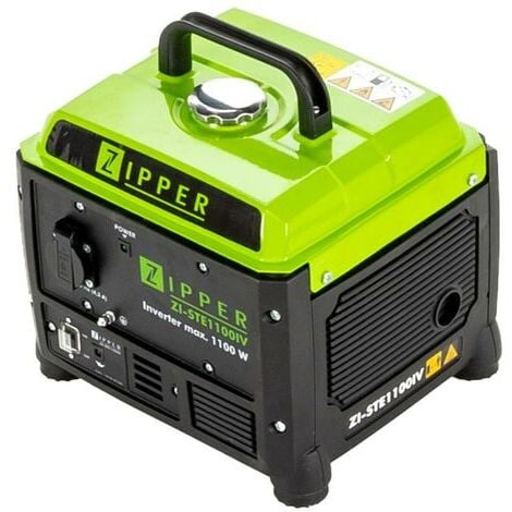 GENERADOR GASOLINA INVERTER PORTÁTIL 1100W 230V ZIPPER ZI-STE1100IV
