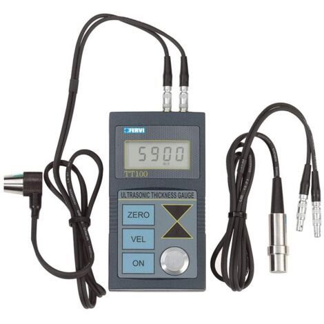 MEDIDOR DE ESPESORES ULTRASÓNICO PROBADOR TESTER 0,1 MM PRECISIÓN FERVI S004