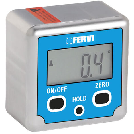 NIVEL CUADRA DIGITAL LCD 0 - 180 GRADES MAGNETICO FERVI L085