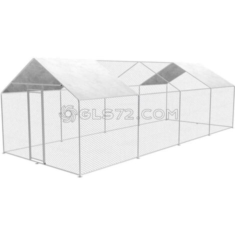 CERCADO CUBIERTO PARA ANIMALES 3X8X2,5 MT ZIPPER ZI-CR382 (1/5)