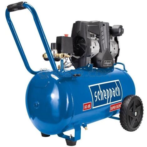 COMPRESOR DE AIRE SILENCIOSO SCHEPPACH HC51Si 1500W 50 LITER 8 BAR SIN ACEITE