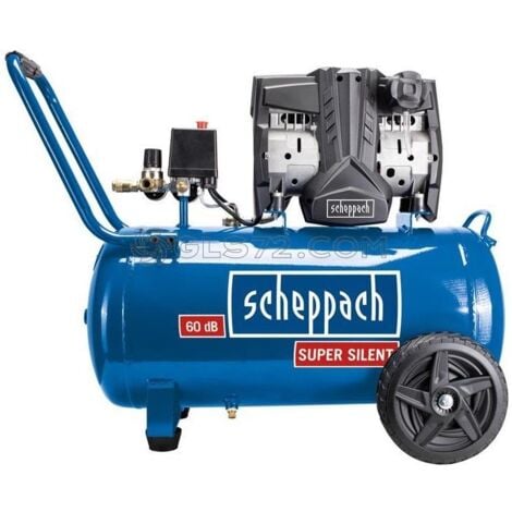 COMPRESOR DE AIRE SILENCIOSO SCHEPPACH HC51Si 1500W 50 LITER 8 BAR SIN ACEITE