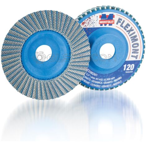 DISCO DE DIAMANTE LAMELLAR GRANO 120 Ø115 MM MONTOLIT FLEXIMONTGM