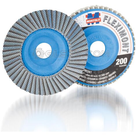 DISCO DE DIAMANTE LAMELLAR GRANO 200 Ø115 MM MONTOLIT FLEXIMONTGF