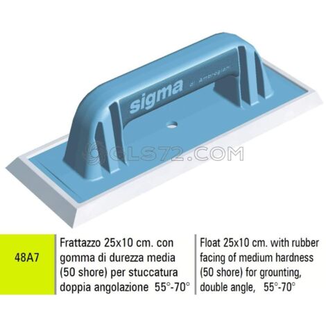 TALOCHA 25X10 cm CON CAUCHO PARA LECHADA ŽüNGULO DUAL 55€- 70€ (1/2)