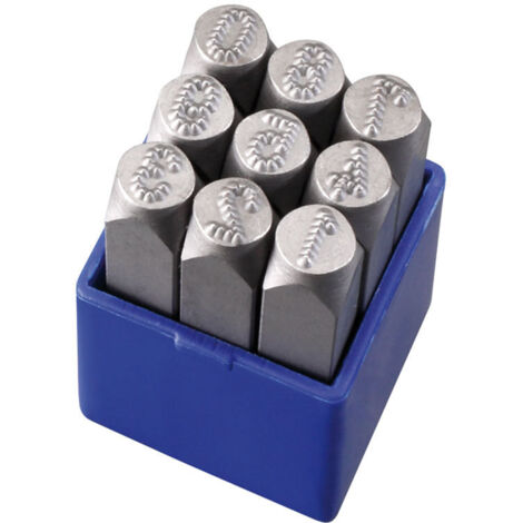 Juego de micro punzones de 4 mm para marcar Fervi P012/N04P