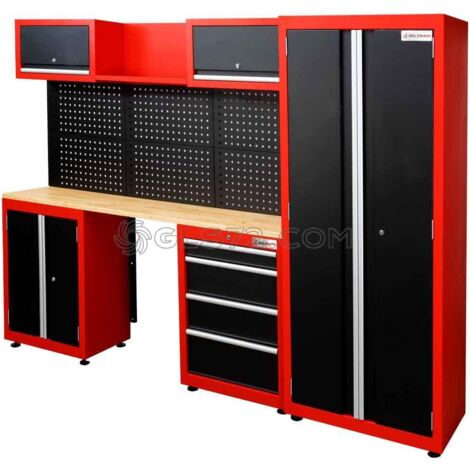 CONJUNTO MODULAR ARMARIO Y BANCO DE TRABAJO PARA TALLER HOLZMANN WESS13