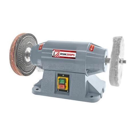 PULIDORA DE METALES DE BANCO ESMERILADORA AMOLADORA HOLZMANN DSM200PS 230V