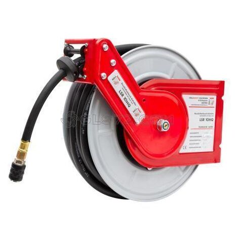 Enrollador aire carcasa metal 10mt HOLZMANN lsr10hq