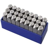 Juego de micro punzones de 5 mm para marcar letras Fervi P012/L05P