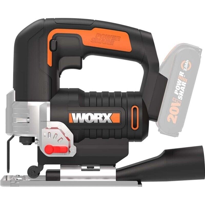 Sierra calar 20V 1 bat 2.0Ah - Worx Sin bateria