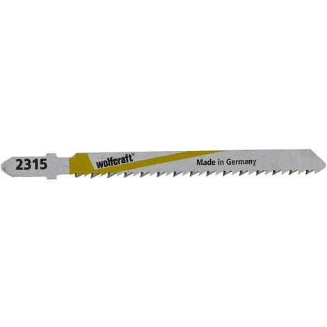 Hojas de sierra de calar HSS para madera/plástico 40mm Wolfcraft 5 Jigsaw